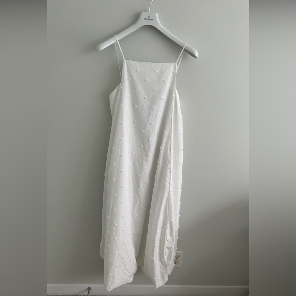 Tibi Tech Swiss Dot Square Neck Cami Dress - Picture 3 of 6